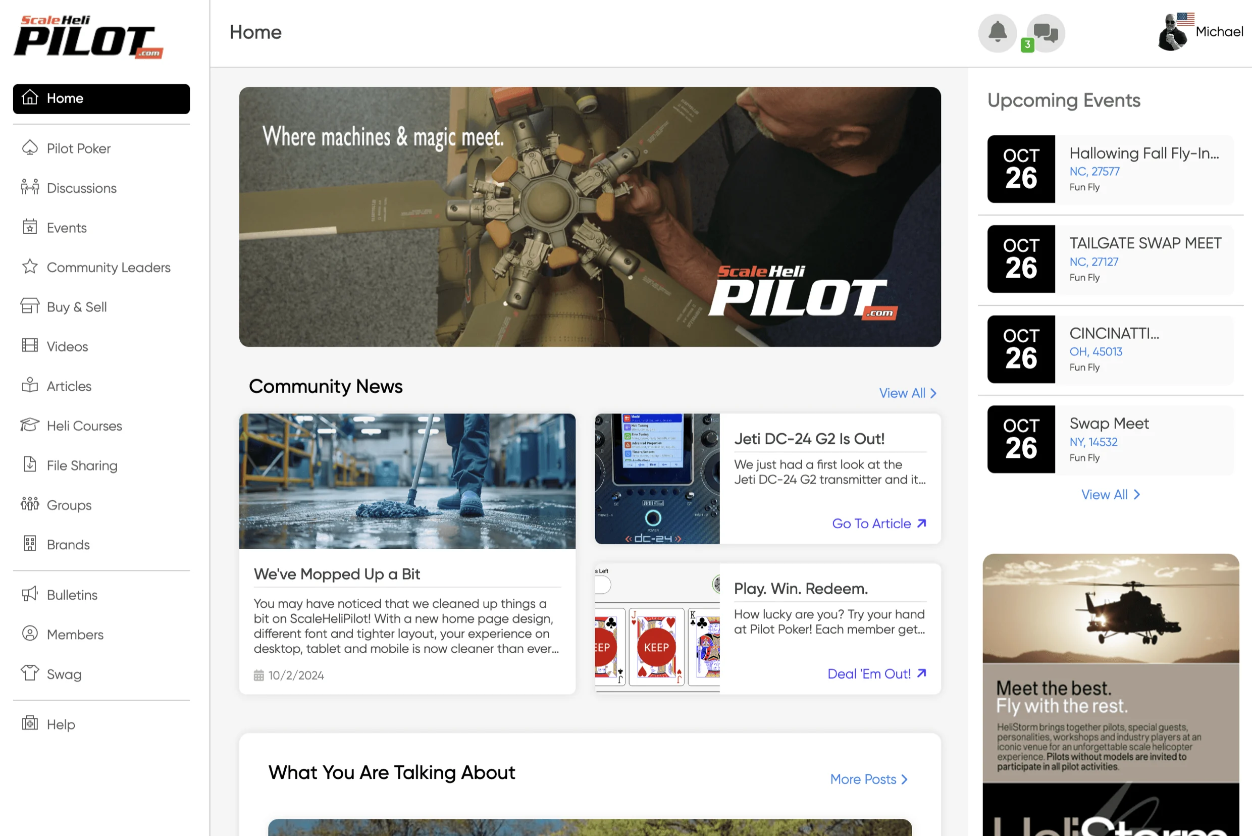 A community home page built on OwnTheCrowd